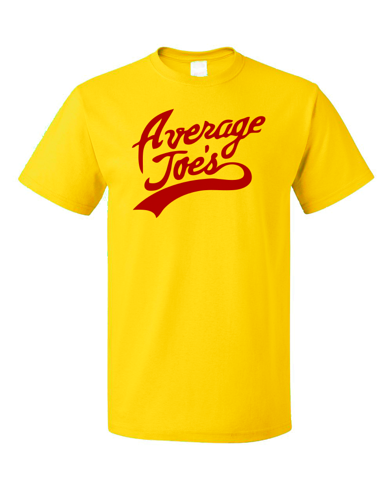 Standard Yellow Average Joe's - Dodgeball Movie Homage Funny Ben Stiller Humor T-shirt