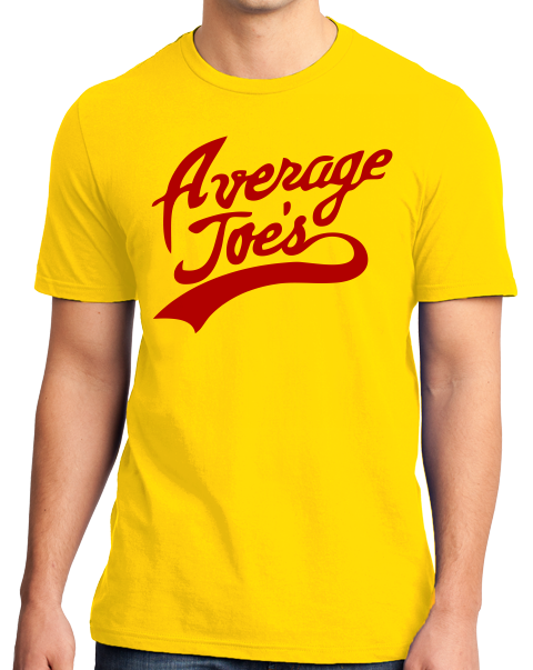 Standard Yellow Average Joe's - Dodgeball Movie Homage Funny Ben Stiller Humor T-shirt