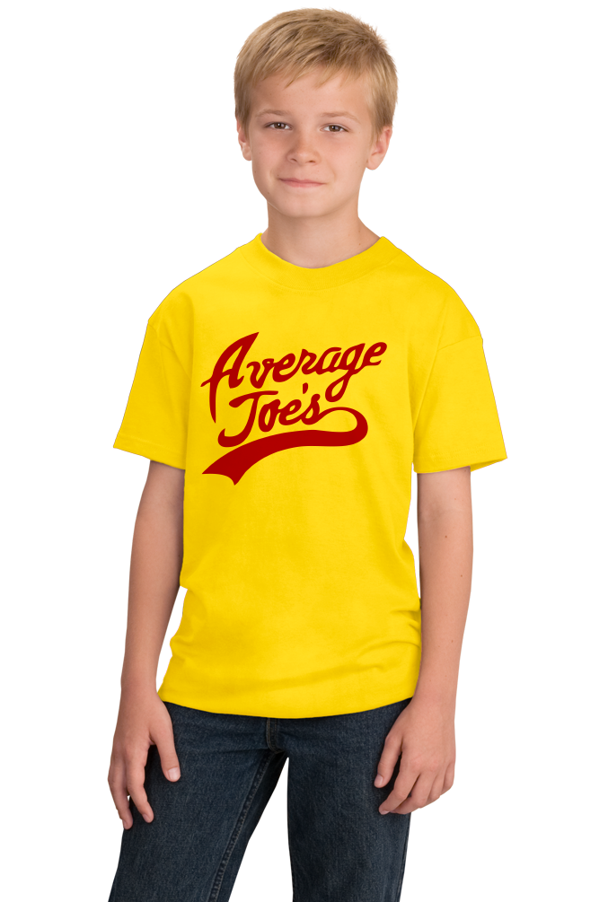 Youth Yellow Average Joe's - Dodgeball Movie Homage Funny Ben Stiller Humor T-shirt