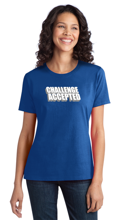 Ladies Royal CHALLENGE ACCEPTED T-shirt