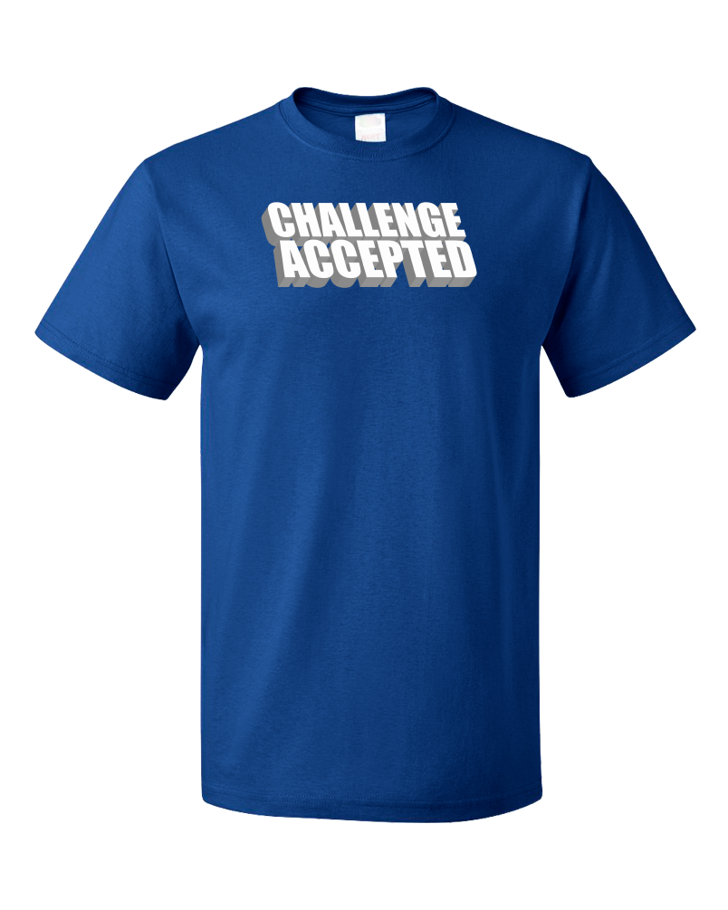 Standard Royal CHALLENGE ACCEPTED T-shirt