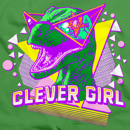 Clever Girl - Radical 90s Raptor Green art preview