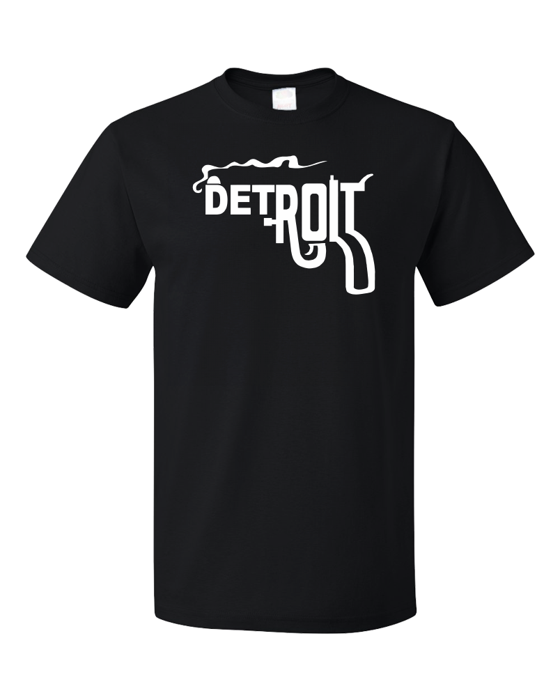 Standard Black DETROIT GUN TEE T-shirt
