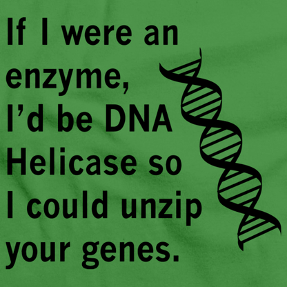 DNA Helicase - Unzip Your Genes Green art preview