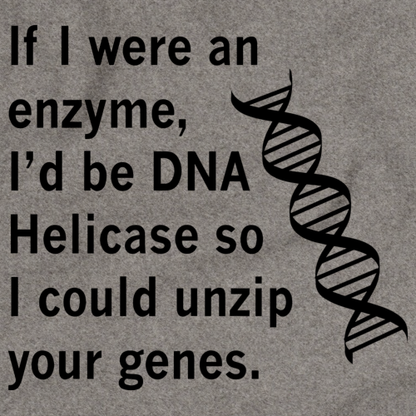 DNA Helicase - Unzip Your Genes Grey art preview