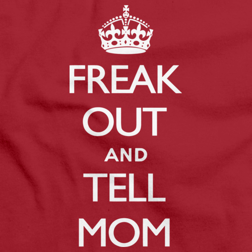 FREAK OUT AND TELL MOM Red art preview