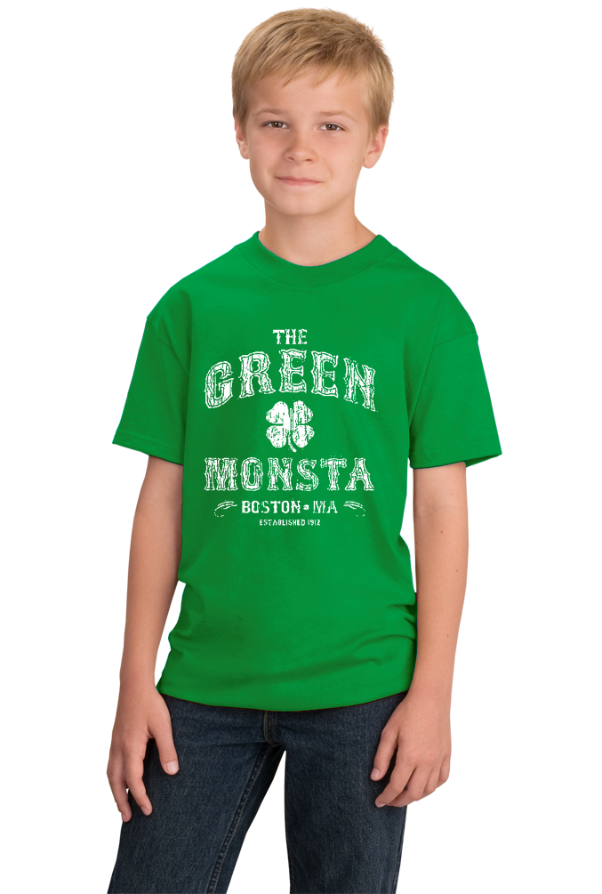 The Green Monster Monsta Fenway Park Boston Red Sox Tee Shirt 