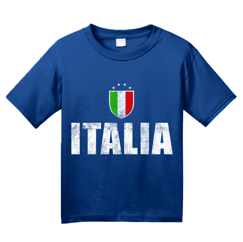 Youth Royal Italia / Italy Soccer - Italian Pride Love World Cup Futbol Fan T-shirt