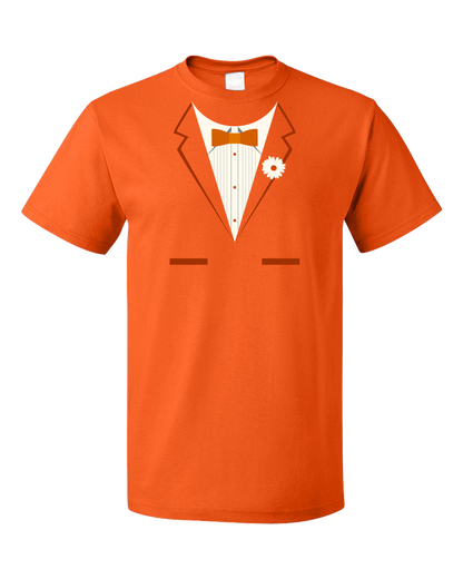 Standard Orange Orange Tuxedo - Funny Easy Costume Party Wedding Prom T-shirt
