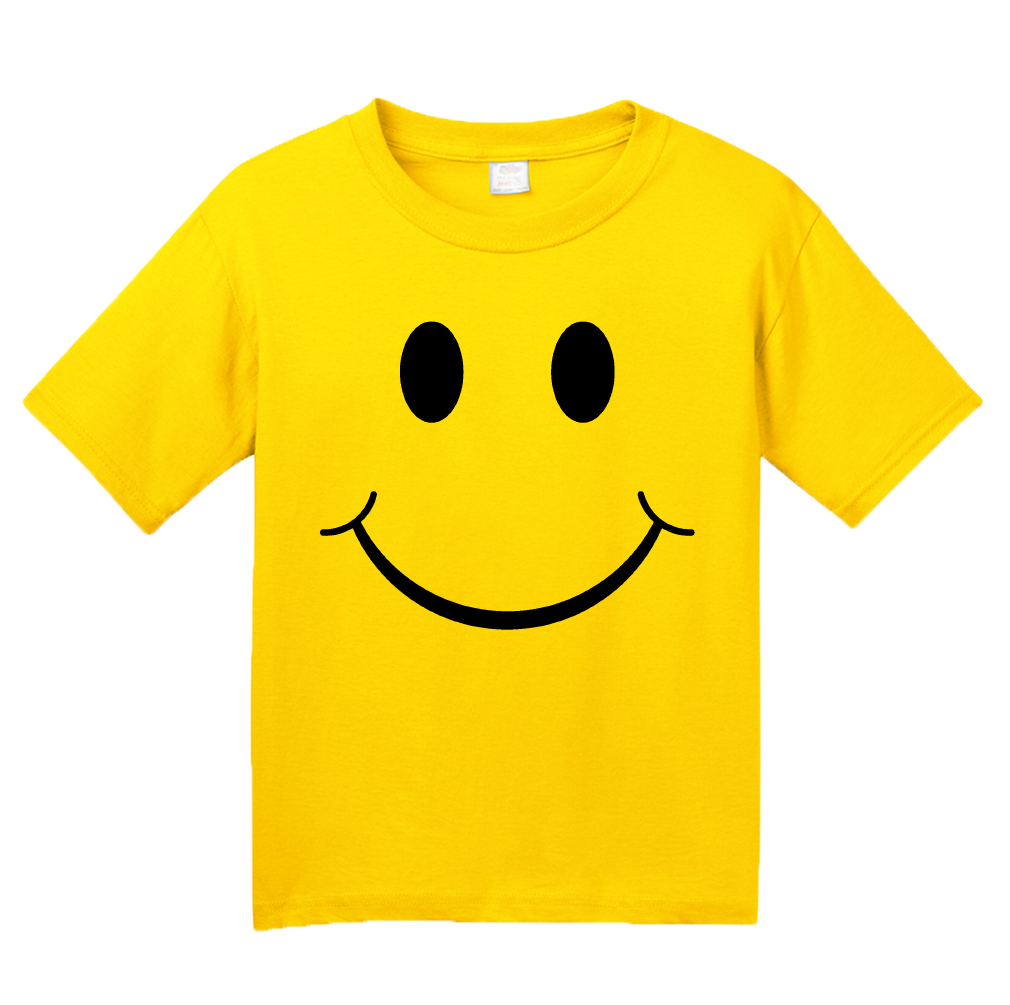 Youth Yellow Smiley Face (Smile) ! - Happy Optimist Cheerful Sunny T-shirt