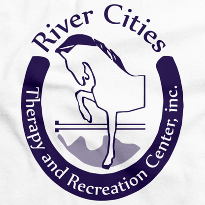 River Cities Horse Rescue White Tank White Art Preview