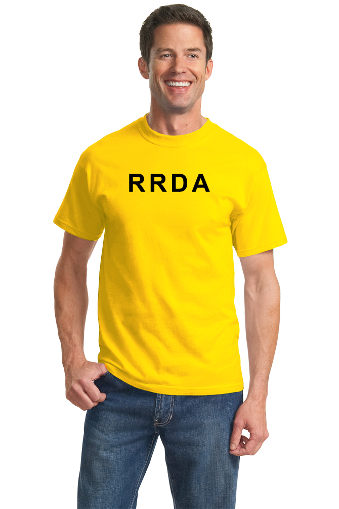 Unisex Yellow RRDA - Warning: Do Not Tell The Driver How To Drive The Bus T-shirt