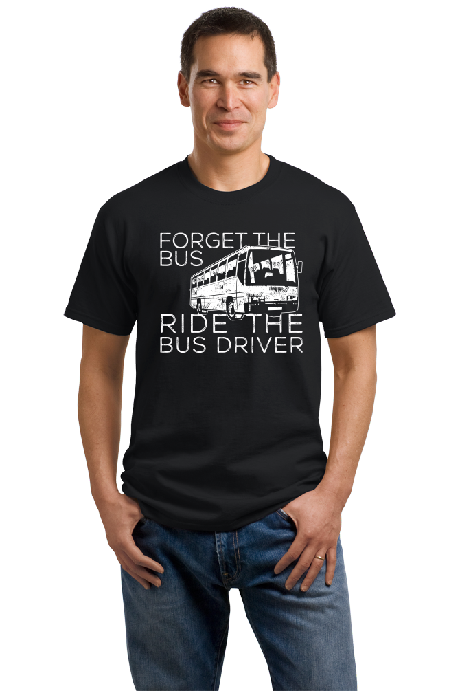 Unisex Black RRDA - Forget the Bus Ride the Driver T-shirt