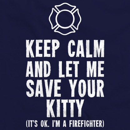 RRDA - Keep Calm and let me Save Your Kitty Navy Art Preview