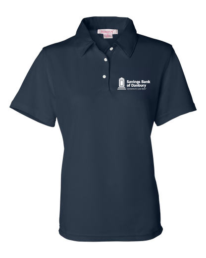 Ladies Wicking Polo Navy SBD Pique Knit Polo