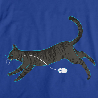 Cat And Mouse Royal Blue art preview