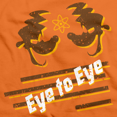 Eye to Eye Goofy Movie Inspired Tee Orange art preview
