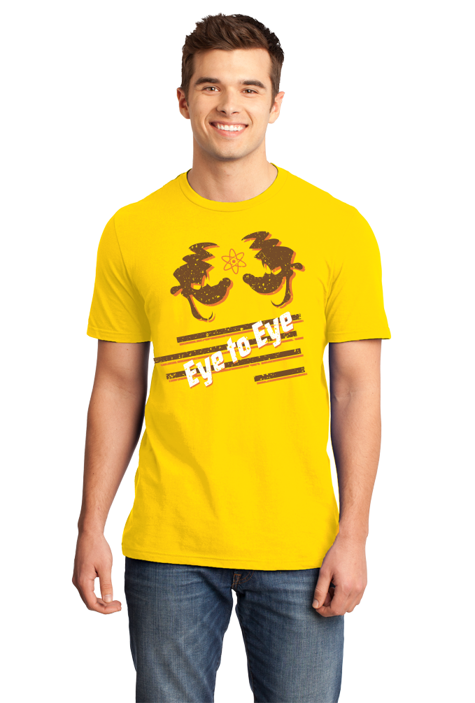 Standard Yellow Eye to Eye Goofy Movie Inspired Tee T-shirt