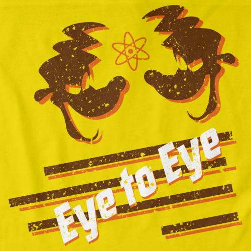 Eye to Eye Goofy Movie Inspired Tee Yellow art preview