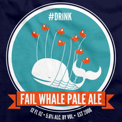 Fail Whale Pale Ale Navy art preview