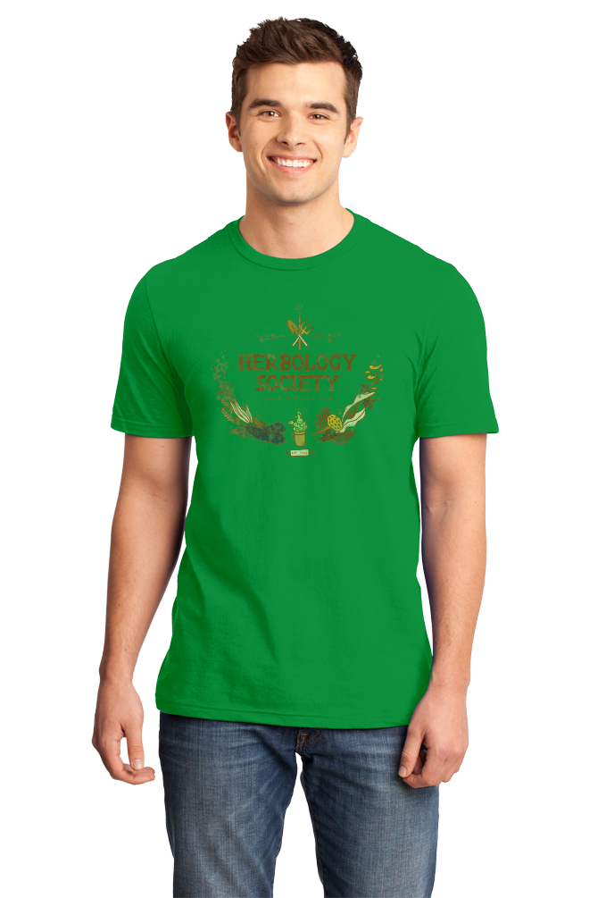 Standard Green Herbology Society Harry Potter Inspired Fan Tee T-shirt