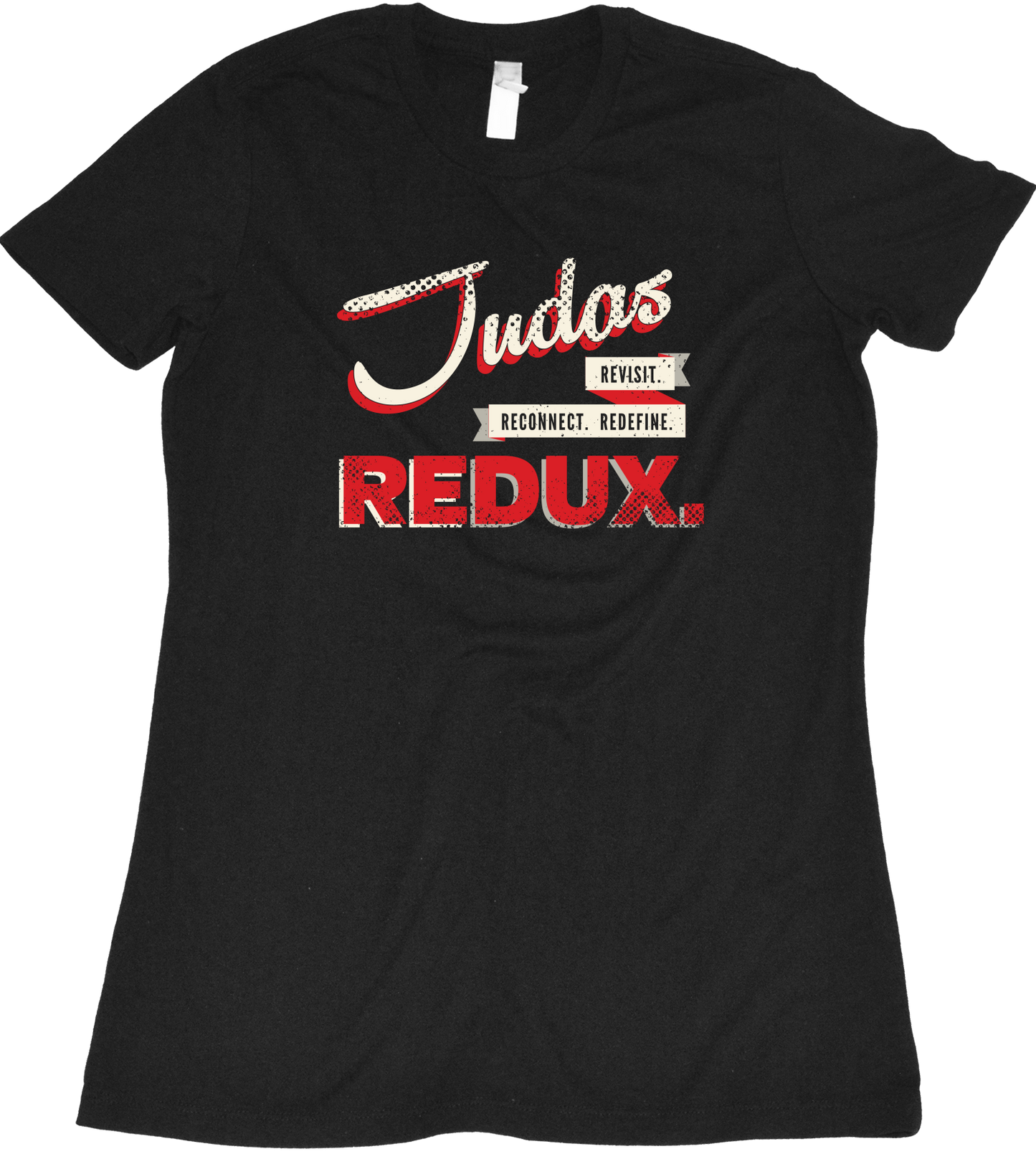 Girly Black Judas Redux Logo T-shirt