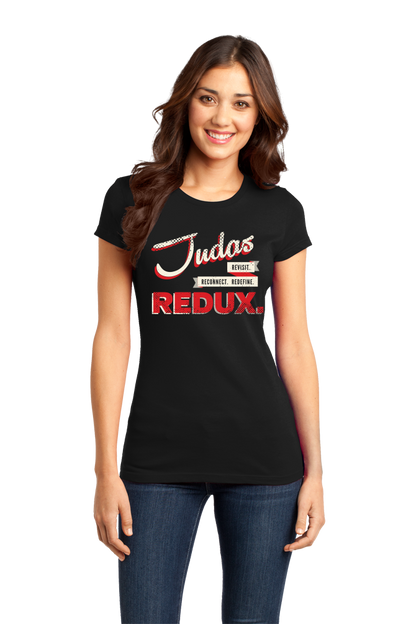 Girly Black Judas Redux Logo T-shirt