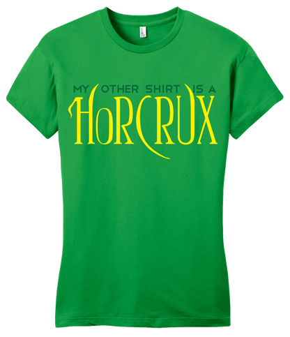 Girly Green My Other Shirt is a Horcrux T-shirt