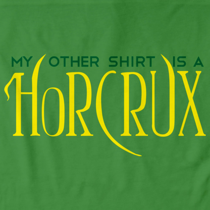 My Other Shirt is a Horcrux Green art preview