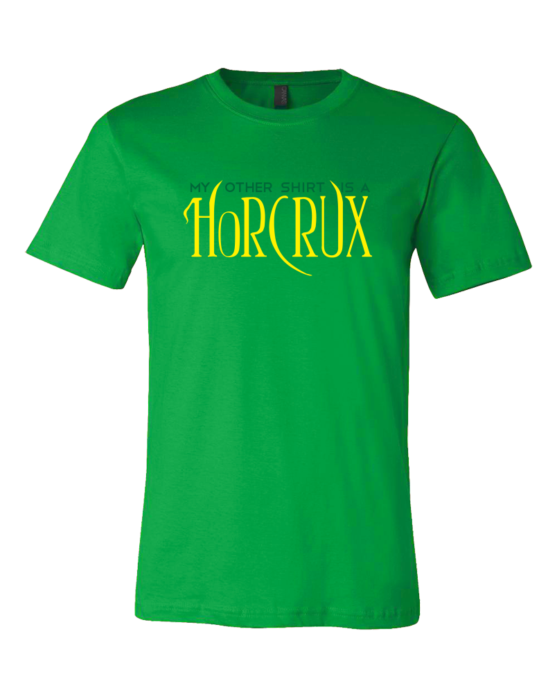 Standard Green My Other Shirt is a Horcrux T-shirt