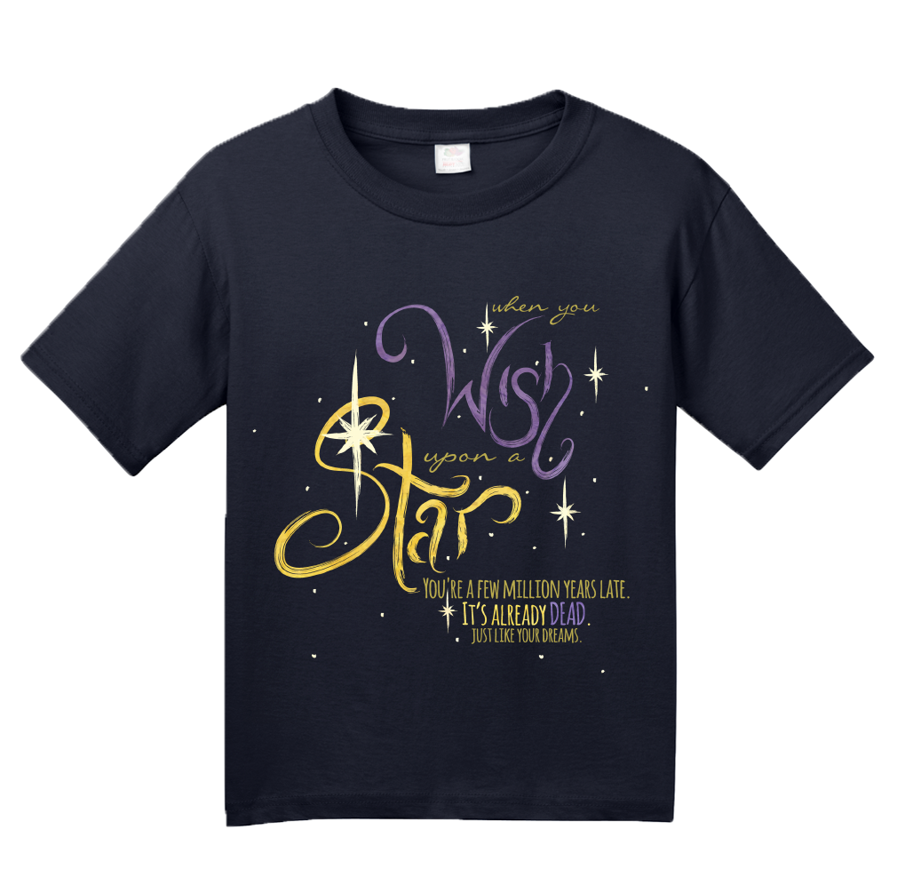Youth Navy Stars are Dead, Like Your Dreams T-shirt