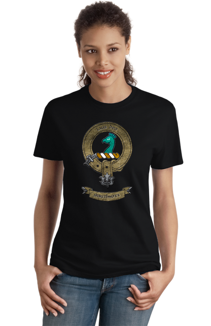 Ladies Black Clan Arbuthnott - Scottish Pride Ancestry Clan Arbuthnott Family T-shirt
