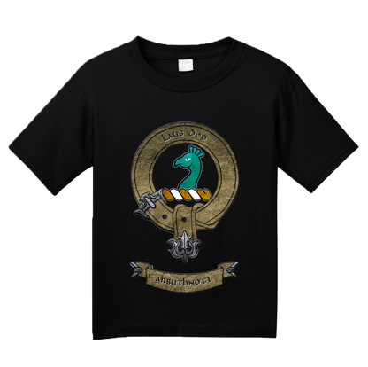 Youth Black Clan Arbuthnott - Scottish Pride Ancestry Clan Arbuthnott Family T-shirt