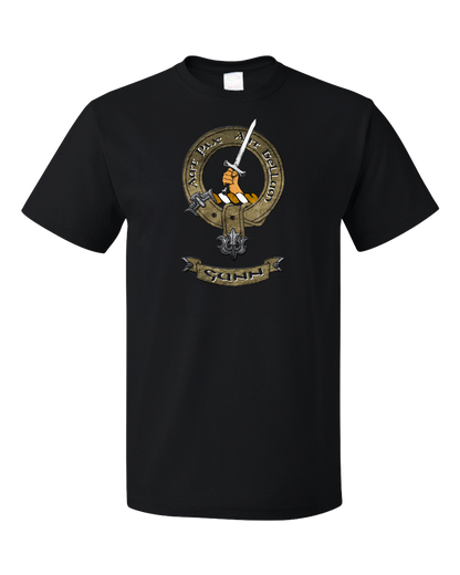 Standard Black Gunn Clan - Scottish Pride Heritage Ancestry Clan Gunn T-shirt
