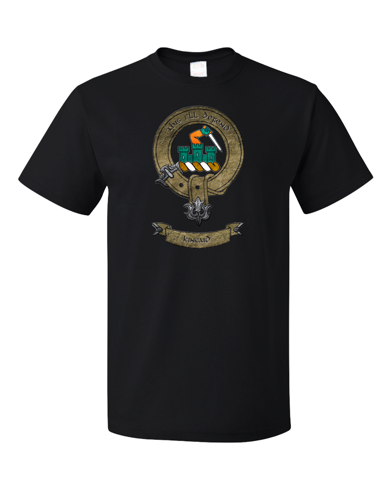 Standard Black Kincaid Clan - Scottish Pride Heritage Coat of Arms Kincaid T-shirt