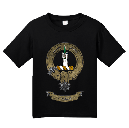 Youth Black Mackay Clan - Scottish Pride Heritage Ancestry Clan Mackay T-shirt