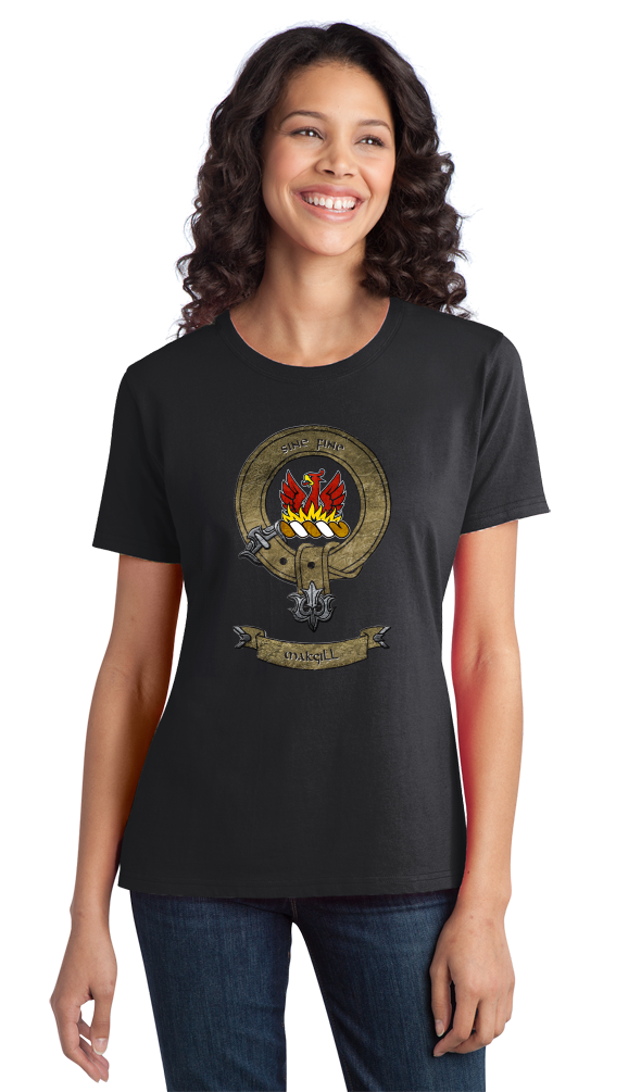 Ladies Black Makgill Clan - Scottish Pride Heritage Ancestry Clan Makgill T-shirt
