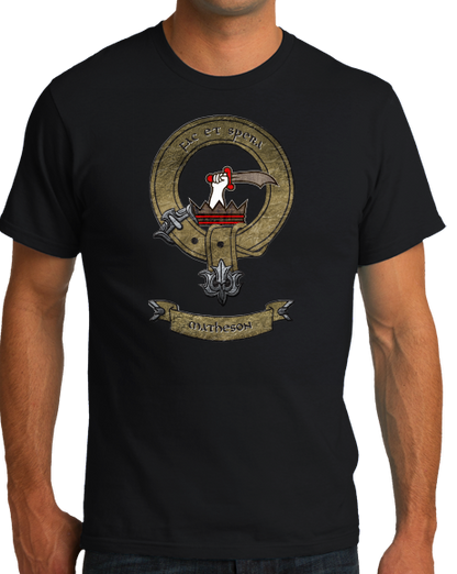 Standard Black Clan Matheson - Scottish Heritage Pride Ancestry Clan Matheson T-shirt