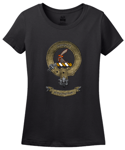 Ladies Black Clan Scrymgeour - Scottish Pride Heritage Clan Scymgeour T-shirt