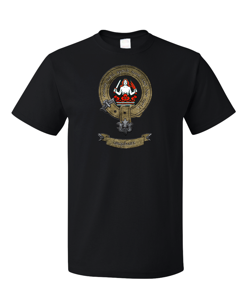 Standard Black Clan Urquhart - Scottish Pride Heritage Family Clan Urquhart T-shirt