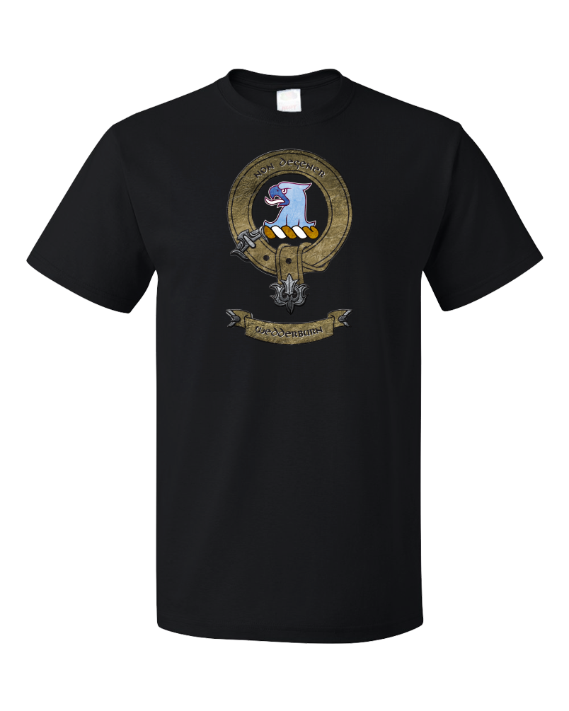 Standard Black Clan Wedderburn - Scottish Pride Heritage Clan Wedderburn T-shirt