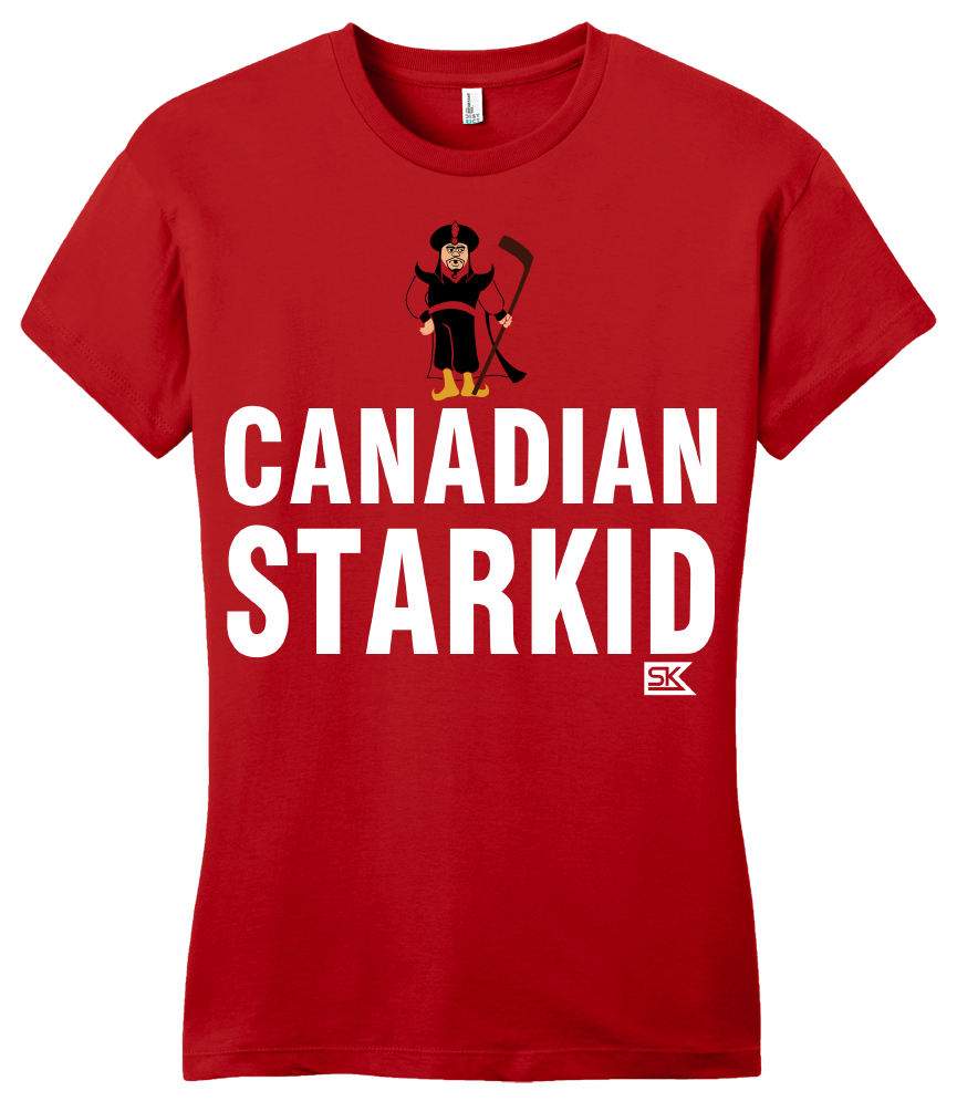 Girly Red StarKid CANADIAN STARKID T-shirt