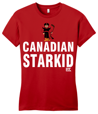 Girly Red StarKid CANADIAN STARKID T-shirt