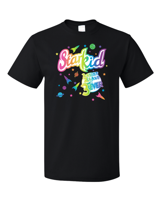 Standard Black Starkid 'lisa Frank' Style 1 2 3 Ever Tee T-shirt