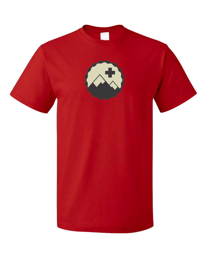 Standard Red Snow Patrol - Cool Retro Skiing Winter Skier Cute Logo T-shirt