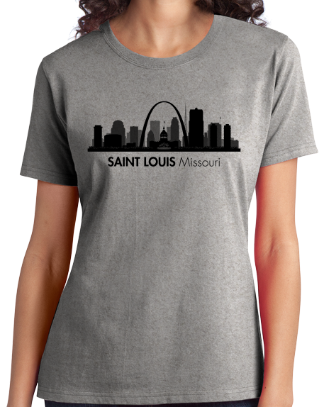 St. Louis Baseball Shirt St. Louis MO Cityscape STL