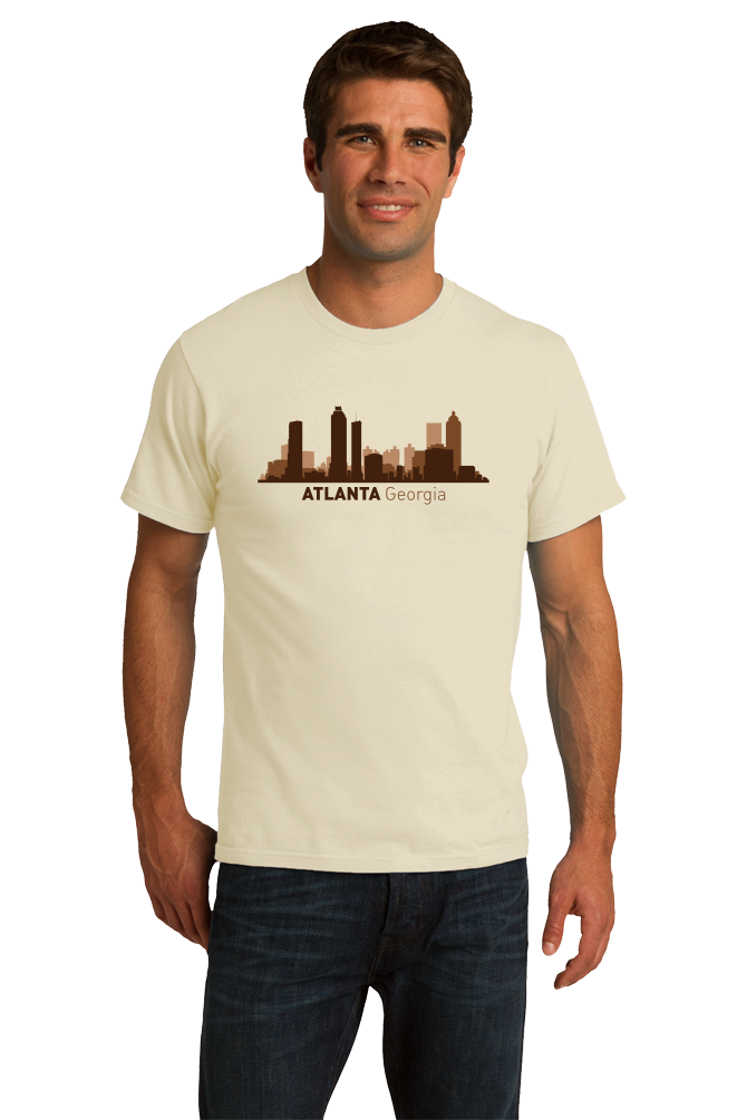 Ann Arbor Tees Atlanta, GA City Skyline - ATL Hot'Lanta Atlanta Braves Falcons T-Shirt