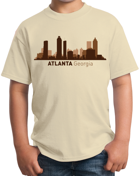 Ann Arbor Tees Atlanta, GA City Skyline - ATL Hot'Lanta Atlanta Braves Falcons T-Shirt