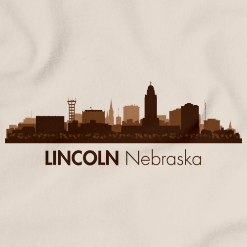 Skyline of Lincoln, Nebraska Natural art preview