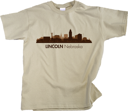 Youth Natural Skyline Of Lincoln, Nebraska - Nebraska State Capital Love T-shirt